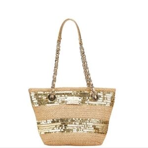 Kate Spade Gold Sequin Tote Bag